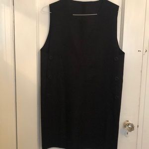 Black jumper size large with side slits never worn